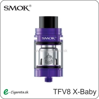 SmokTech TFV8 X-Baby Clearomizér 4,0 ml - fialový