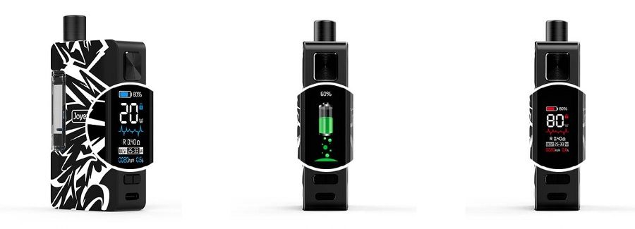 joyetech exceed grip plus smart displej