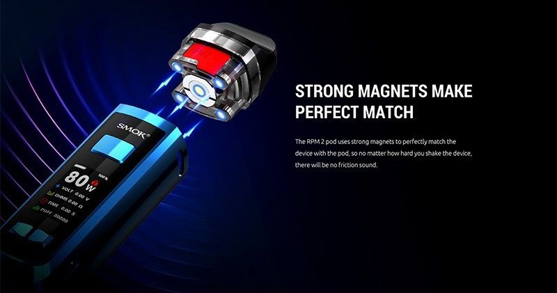 Smok RPM 2 magnety na cartridge