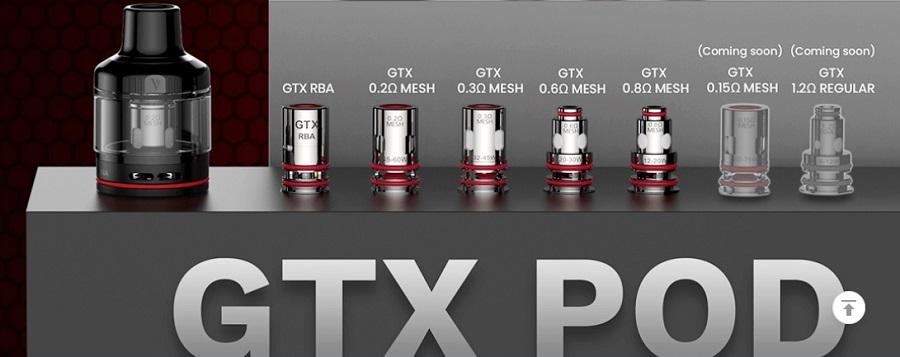 Vaporesso GTX GO 80 atomizéry