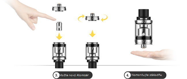 vaporesso veco one výmena žhaviacej hlavy