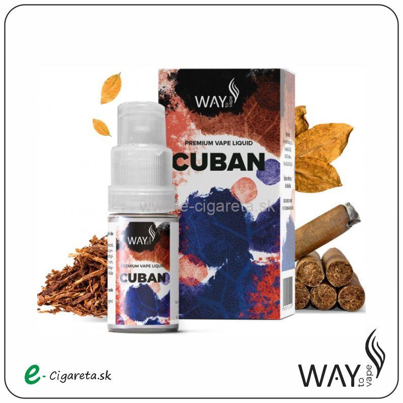 Way to Vape 10ml - 0mg/ml Cuban