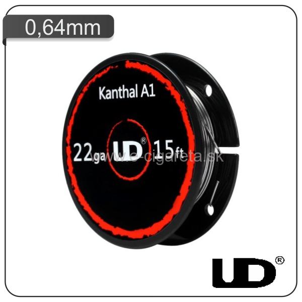 UD Kanthal A1 22ga odporový drôt - 4,57 m