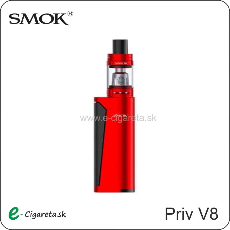 Smoktech Priv V8, 60W červeno - čierny