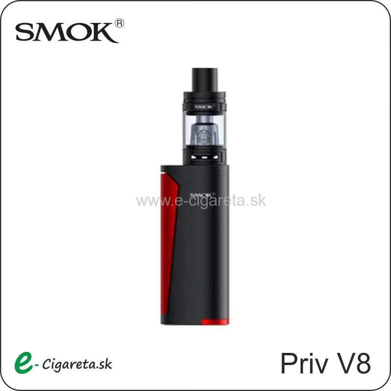 Smoktech Priv V8, 60W čierno - červený