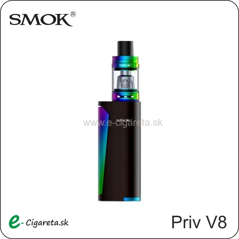 Smoktech Priv V8, 60W čierno - duhový