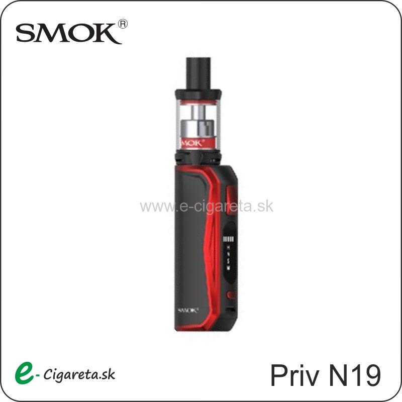 Smoktech Priv N19, 1200 mAh čierno-červená