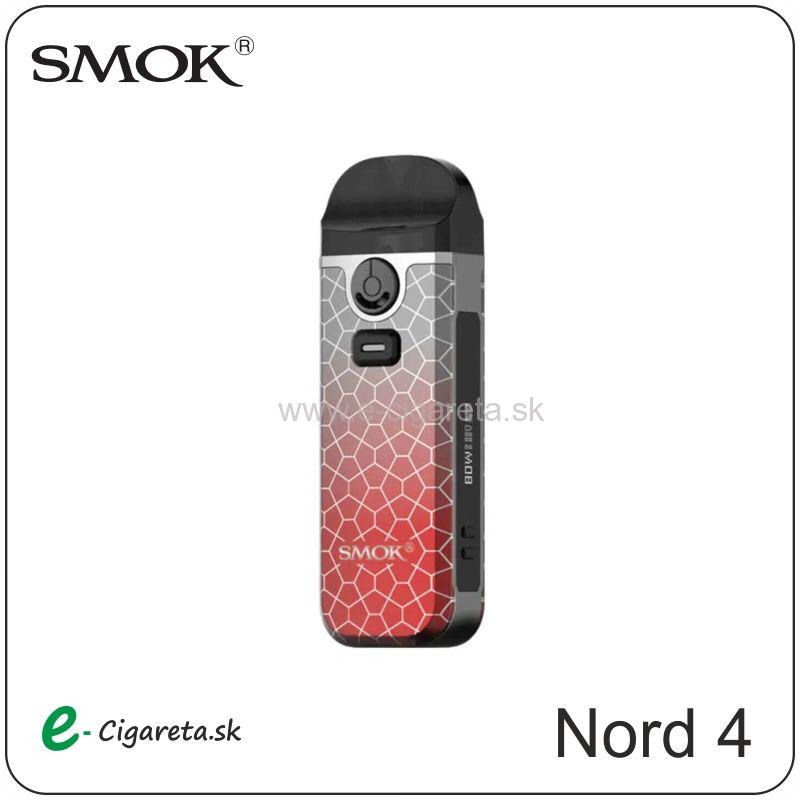 Smok Nord 4, 2000mAh červená armor