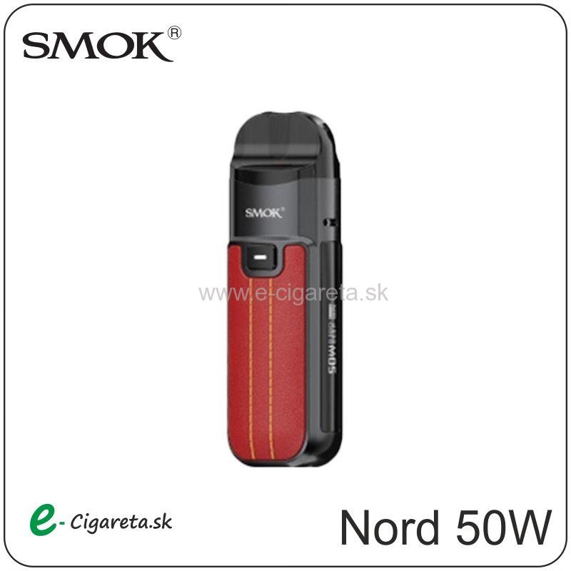 Smok Nord 50W 1800mAh červená koža