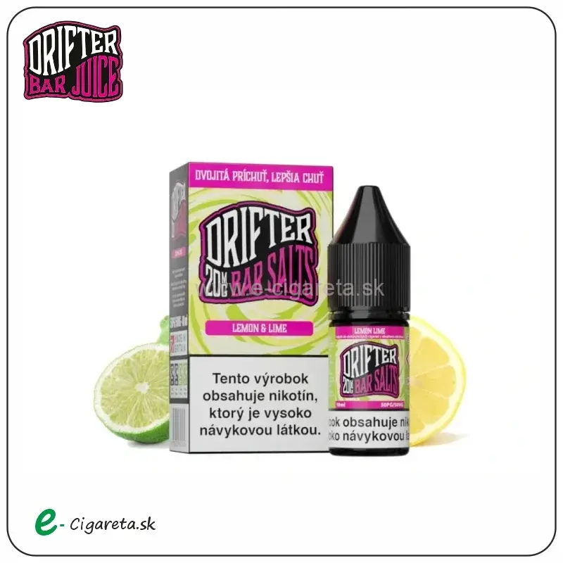 Drifter Bar Salts 10ml - Lemon Lime 20mg
