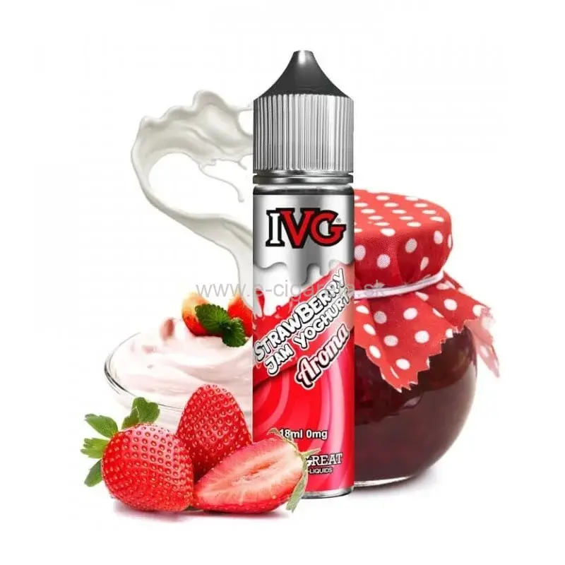 Aróma IVG 18/60ml Strawberry Jam Yogurt