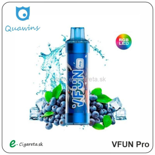 4x Vfun Pro 8ml - Blueberry Ice 0mg