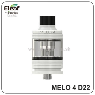 iSmoka Eleaf MELO 4 D22 Clearomizér 2,0 ml - biely