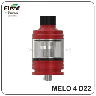 iSmoka Eleaf MELO 4 D22 Clearomizér 2,0 ml - červený