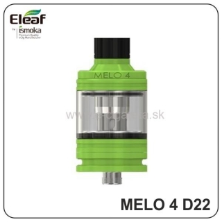 iSmoka Eleaf MELO 4 D22 Clearomizér 2,0 ml - zelený