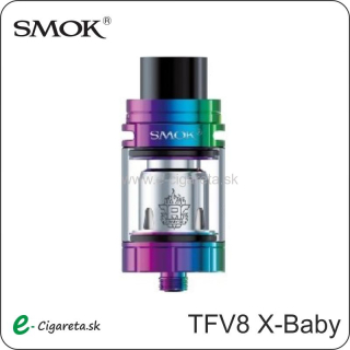 SmokTech TFV8 X-Baby Clearomizér 4,0 ml - 7 farieb