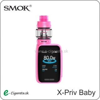 Smoktech X-Priv Baby 80W TC, 2300mAh rúžový