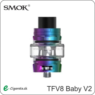 SmokTech TFV8 Baby V2 Clearomizér 5,0 ml - 7 farieb