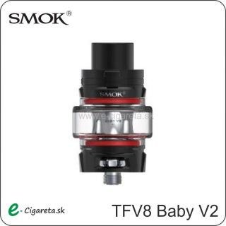 SmokTech TFV8 Baby V2 Clearomizér 5,0 ml - čierny