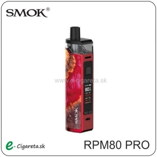 Smok RPM80 PRO, 80W červená drevo