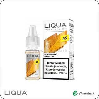LIQUA 4S 10ml - 20mg/ml Traditional Tobacco