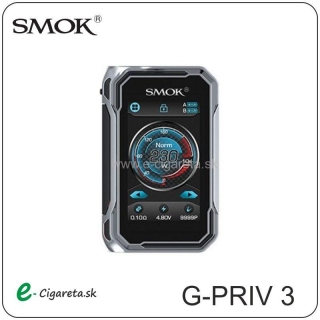 Smok G-Priv3 230W easy - strieborný