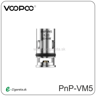 VooPoo PnP - VM5 atomizér 0,2ohm