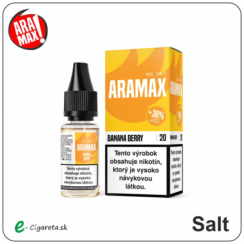 Aramax Salt 10ml - 20mg/ml Banana Berry (BANáN S OVOCíM)