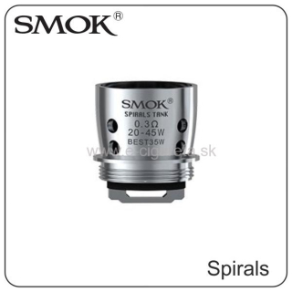 Smoktech Atomizér Spirals Dual Core 0,3 ohm