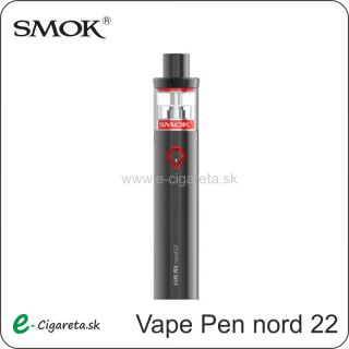 Smoktech Vape Pen Nord 22, 2000 mAh čierna