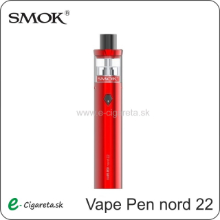 Smoktech Vape Pen Nord 22, 2000 mAh červená