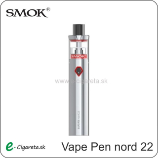 Smoktech Vape Pen Nord 22, 2000 mAh strieborná